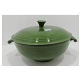 Vintage Fiesta casserole, dark green