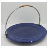 Vintage Fiesta 13" chop plate, cobalt with