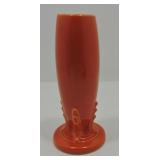 Vintage Fiesta bud vase, red