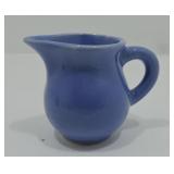 Harlequin individual creamer, mauve blue