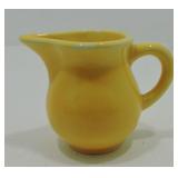 Harlequin individual creamer, yellow