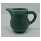 Harlequin individual creamer, spruce green