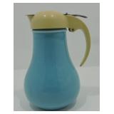 Vintage Fiesta syrup, turquoise