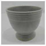 Vintage Fiesta egg cup, gray, base rim nick