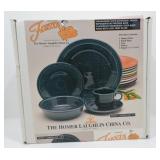 Fiesta Post 86 juniper 5 piece place setting