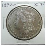 1897-O Morgan dollar