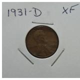 1931-D Lincoln cent XF