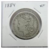 1884 Morgan dollar VF