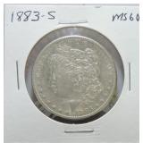 1883-S Morgan dollar