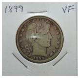 1899 Barber half VF