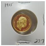 1915 foreign gold coin