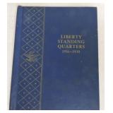 Standing Liberty quarter album 1916-30, 21 coins