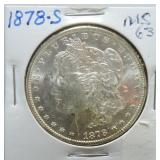 1878-S Morgan dollar MS63