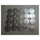 Lot of 20 - 2015 silver Eagles