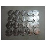 Lot of 20 - 2013 silver Eagles
