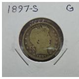 1897-S Barber quarter G