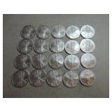 Lot of 20 - 2010 silver Eagles