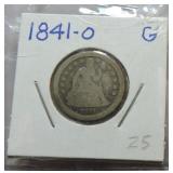 1841-O Liberty Seated dime G