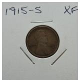 1915-S Lincoln cent XF