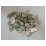 Canada lot of 192 silver quarters, 1966 & older