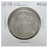 1878-CC Morgan dollar