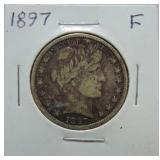 1897 Barber half F