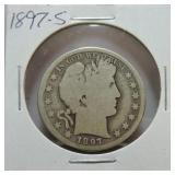 1897-S Barber half