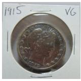 1915 Barber half VG