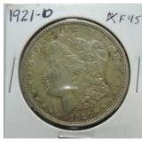 1921-D Morgan dollar
