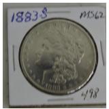 1883-S Morgan dollar