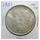 1921 Morgan dollar
