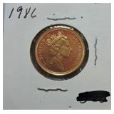 1986 gold sovereign gold