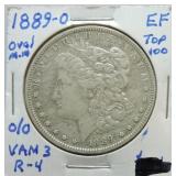 1889-O Morgan dollar O/O, Vam 3, R4
