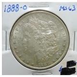 1888-O Morgan dollar MS63