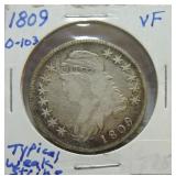 1809 Bust half VF