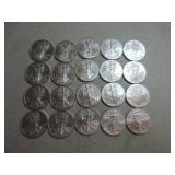 Lot of 20 - 2009 silver Eagles