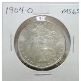 1904-O Morgan dollar MS65