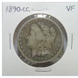 1890-CC Morgan dollar