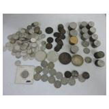 US coin lot: Morgan dollar, Peace dollar,