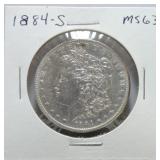 1884-S Morgan dollar