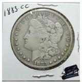 1883-CC Morgan dollar
