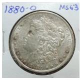 1880-O Morgan dollar