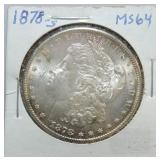 1878-S Morgan dollar MS64