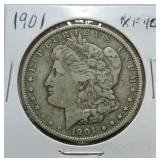 1901 Morgan dollar