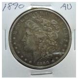 1890 Morgan dollar
