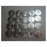 Lot of 20 - 2014 silver Eagles