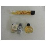 Lot of gold and silver flakes