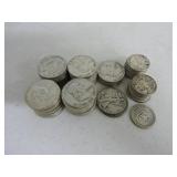 US coin lot: 2 Walking Liberty halves, 45