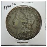 1890-CC Morgan dollar