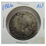 1826 Bust half AU